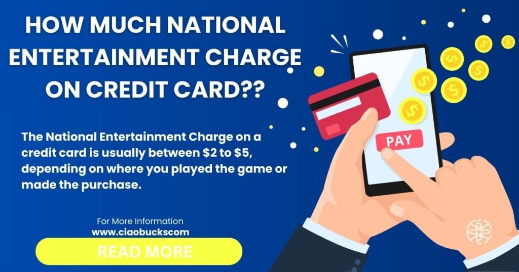 National Entertainment Charge on Credit Card