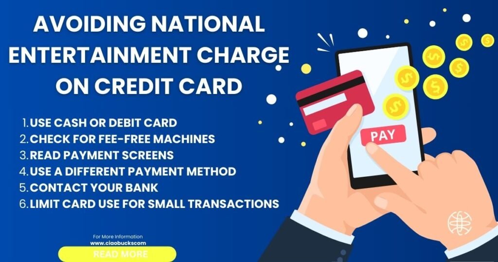 National Entertainment Charge on Credit Card