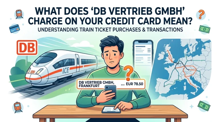 What Does DB Vertrieb GmbH Charge on Credit Card Mean