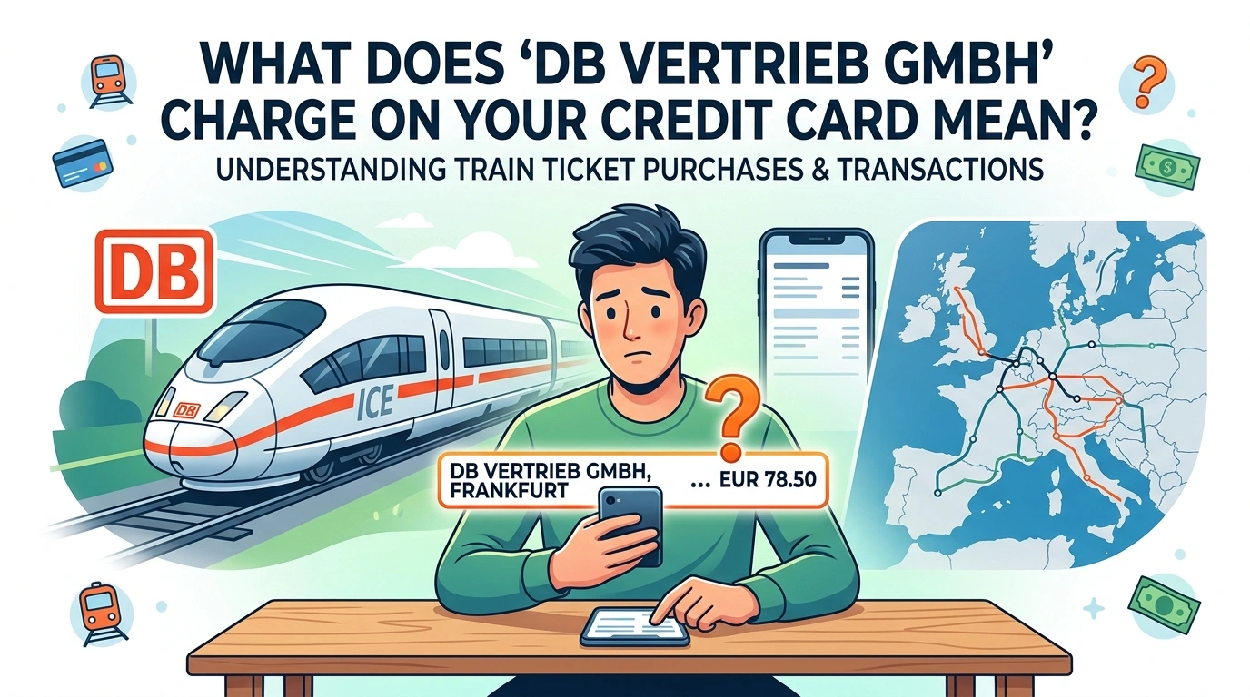 What Does DB Vertrieb GmbH Charge on Credit Card Mean