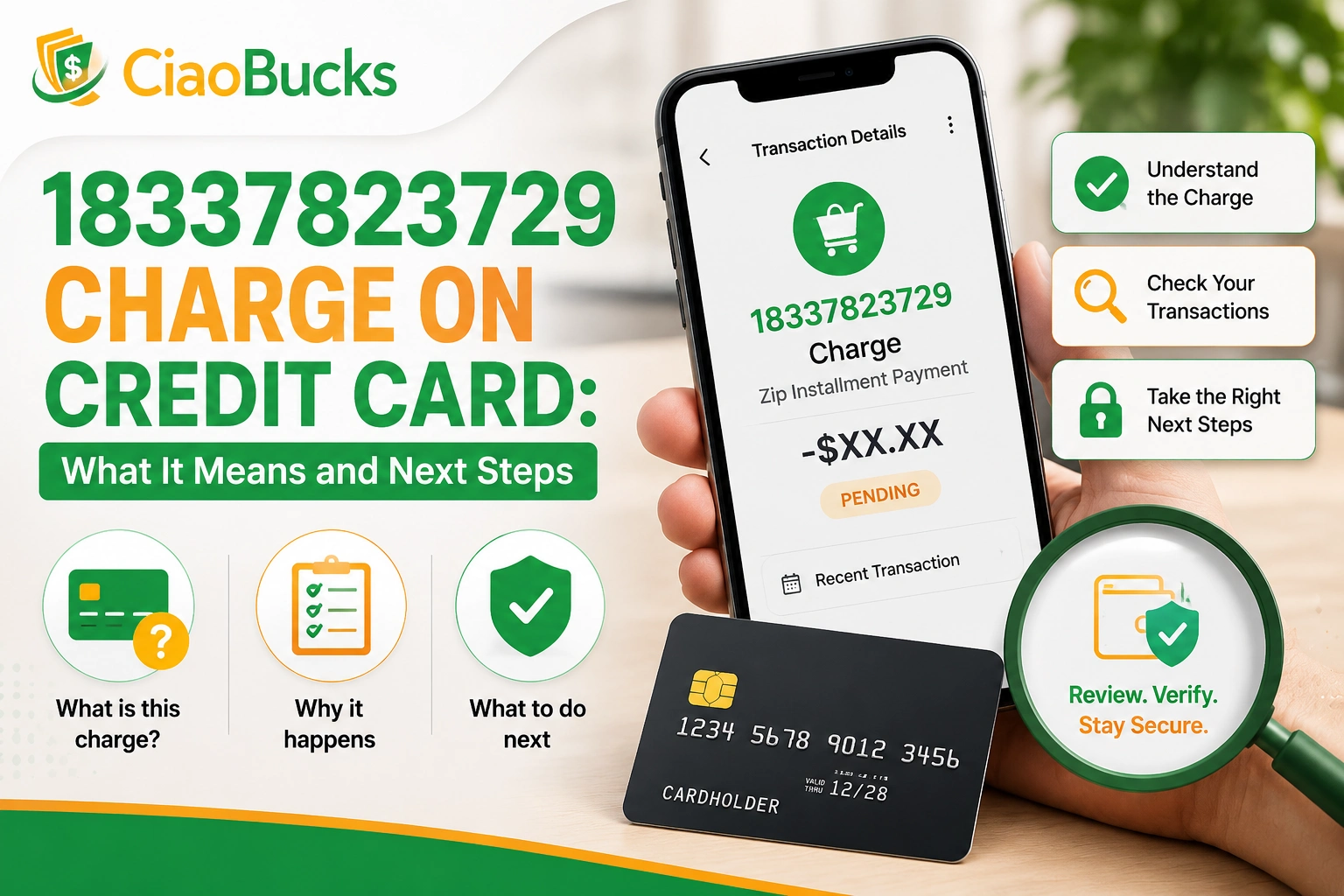 18337823729 charge on credit card